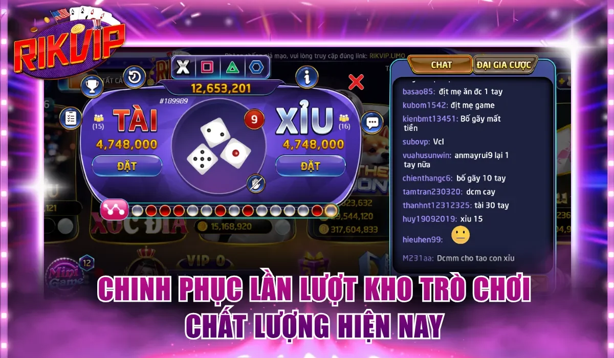 Chinh phục lần lượt kho trò chơi chất lượng hiện nay
