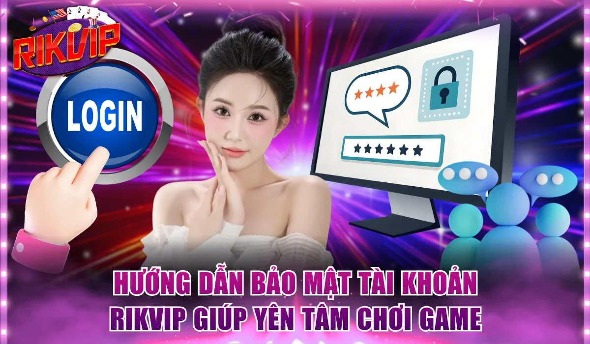 bảo mật tài khoản Rikvip
