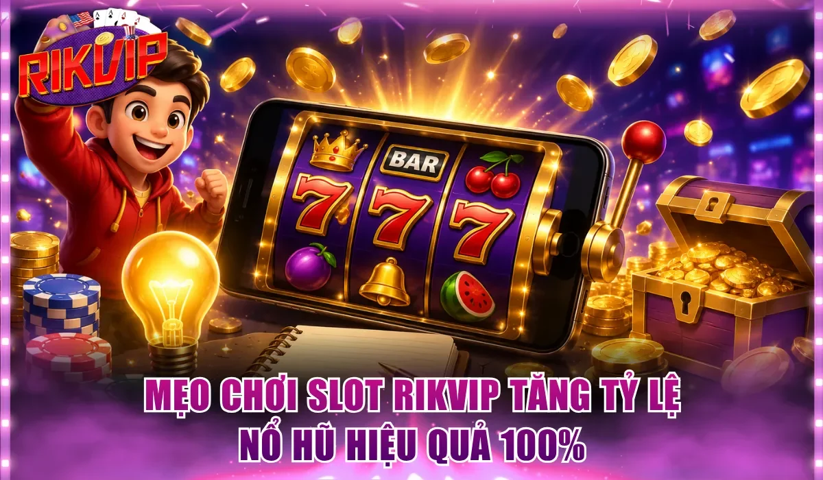 Mẹo Chơi Slot Rikvip Tăng Tỷ Lệ Nổ Hũ Hiệu Quả 100%