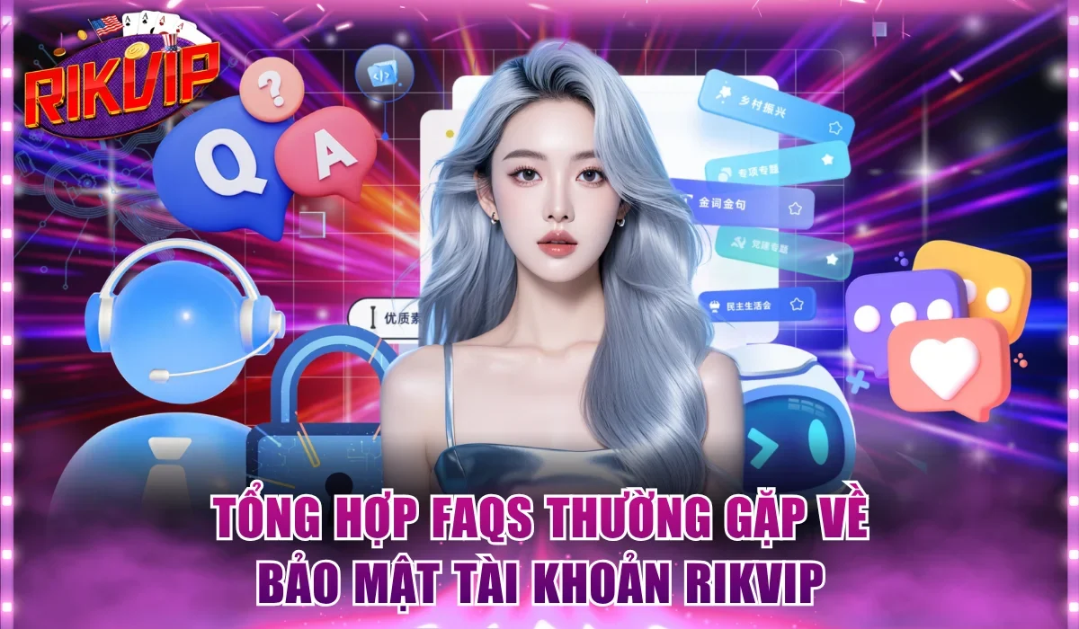 Tổng hợp FAQS thường gặp về bảo mật tài khoản Rikvip